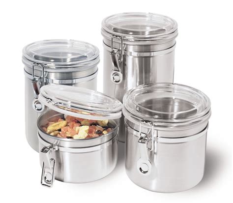 Stainless Steel Food Container with Clamp Lid 